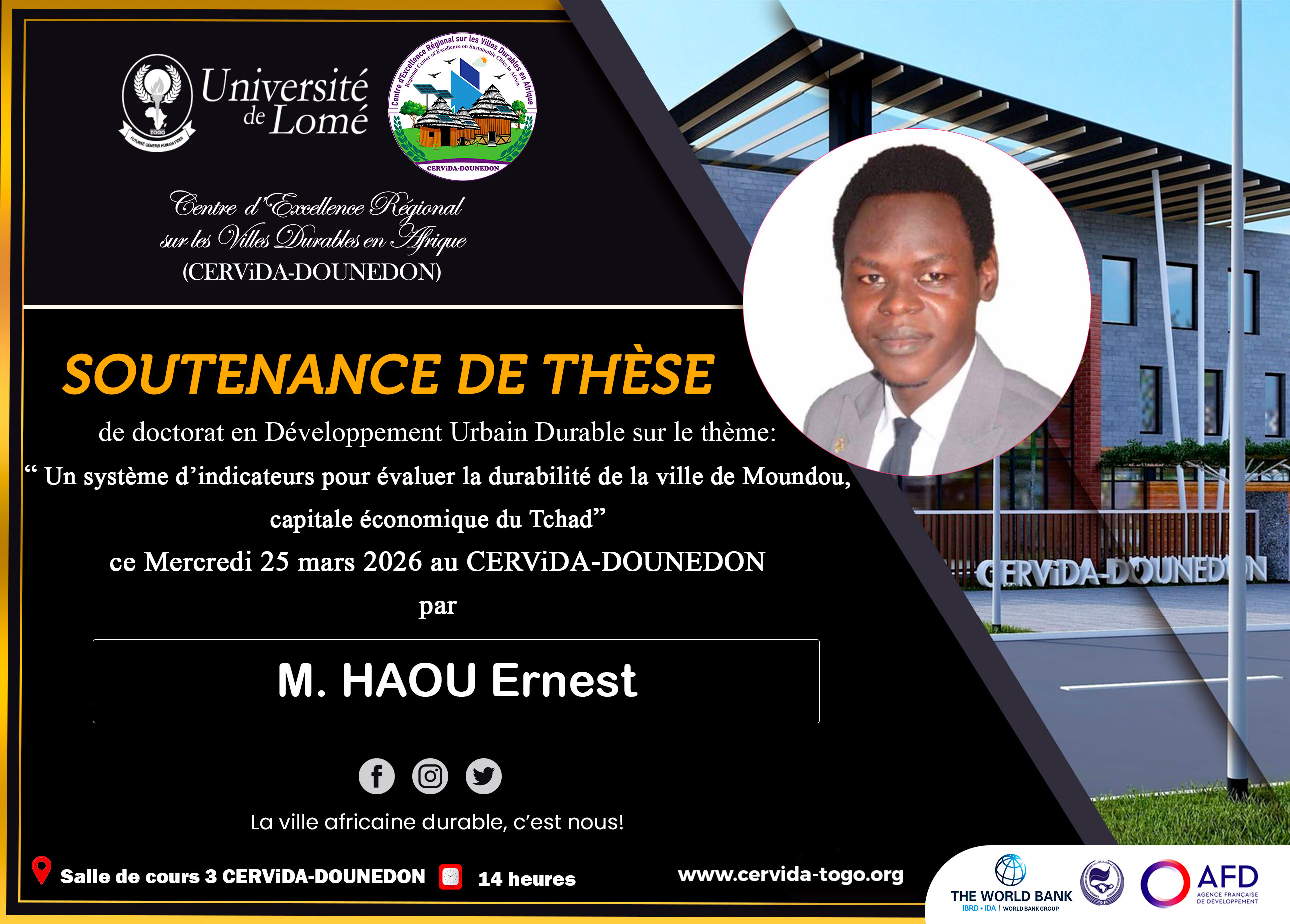 Un système d’indicateurs pour évaluer la durabilité de la ville de Moundou, capitale économique du Tchad.